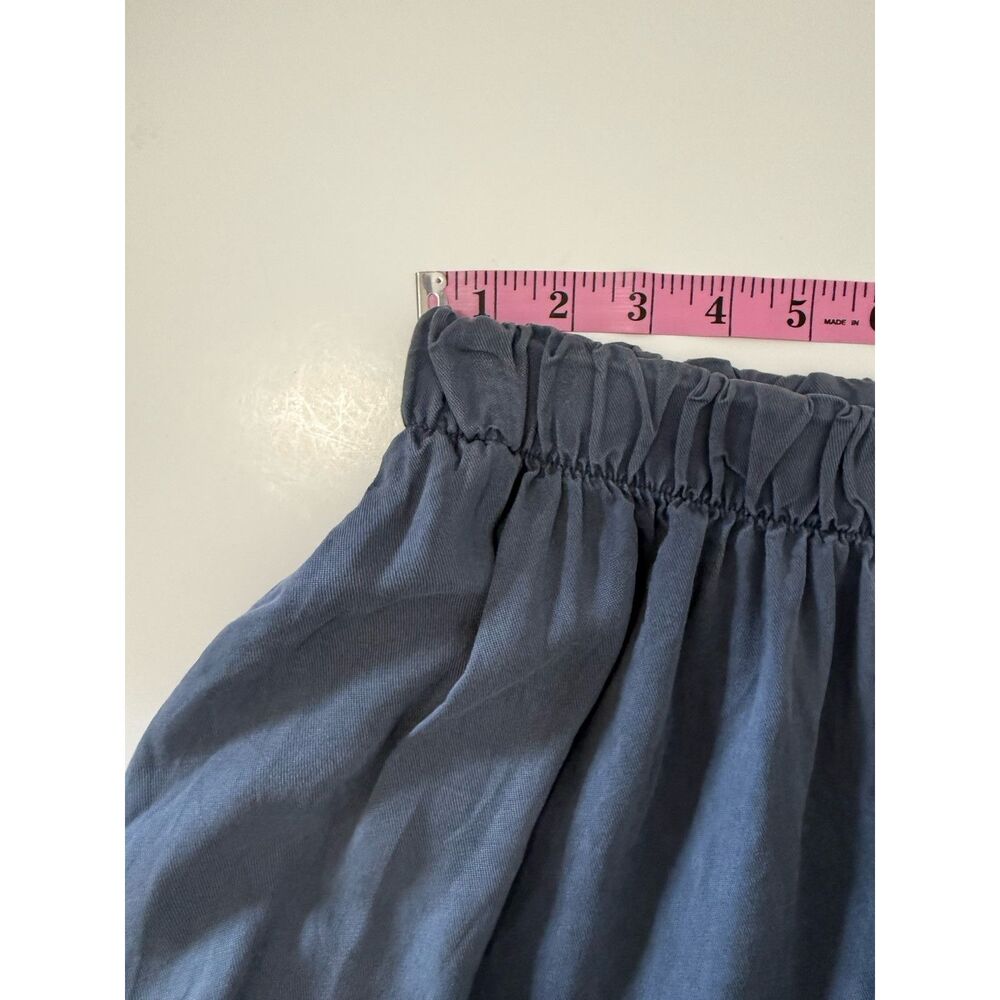 Bryn Walker 100% Tencel Flood Pant Wide Leg Pocket Lagenlook Boho Chic Beach Med - Picture 11 of 15
